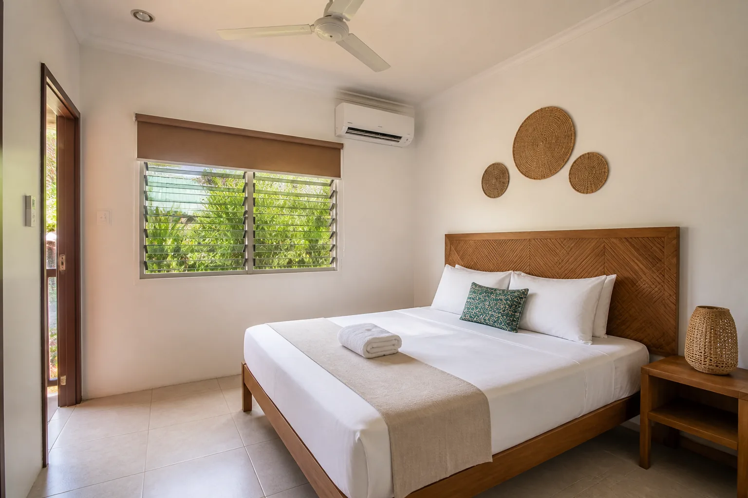 An illustrative Bohol rental bedroom ready for the next Airbnb guest