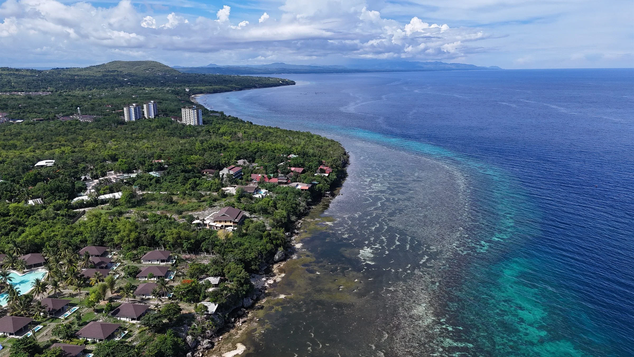 The coastline and communities around Panglao, Bohol